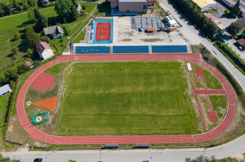 Przebudowa kompleksu lekkoatletycznego, Mszana Dolna 2020r.