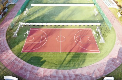 Boisko wielofunkcyjne MOS Śródmieście - Plac Na Groblach – Kraków 2018 r.