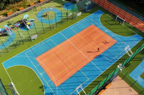 Kompleks  sportowy ul. Stanisława ze Skalbmierza Kraków  2019r.